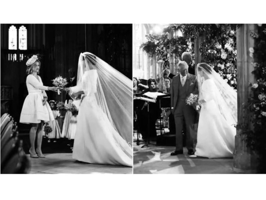 Inéditas fotos de los duques de Sussex el día de su boda detrás de cámaras.