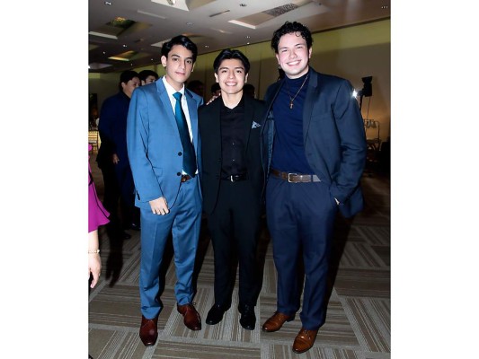 Carlos Abufele, Luis Paredes y Juan Panayotti.