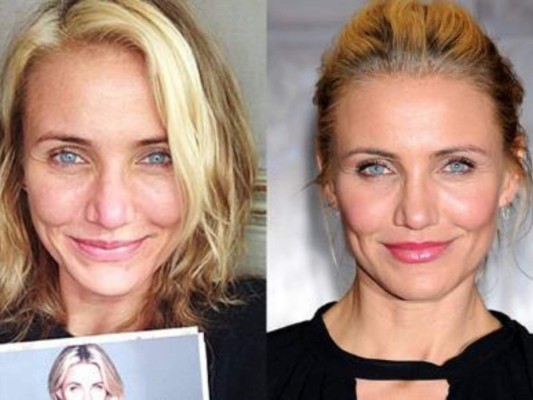¿Son las mismas personas? ¡Celebrities sin maquillaje!