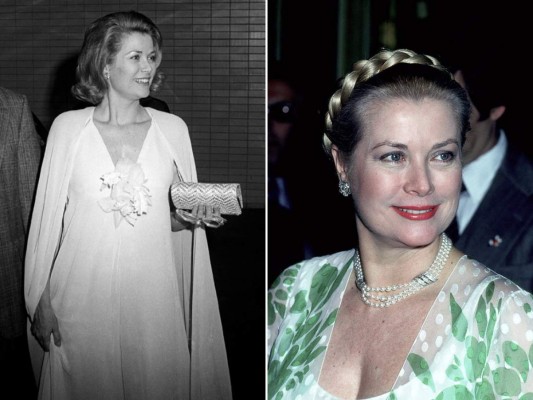 Con el paso de los años, Grace mantuvo sus clásicos looks