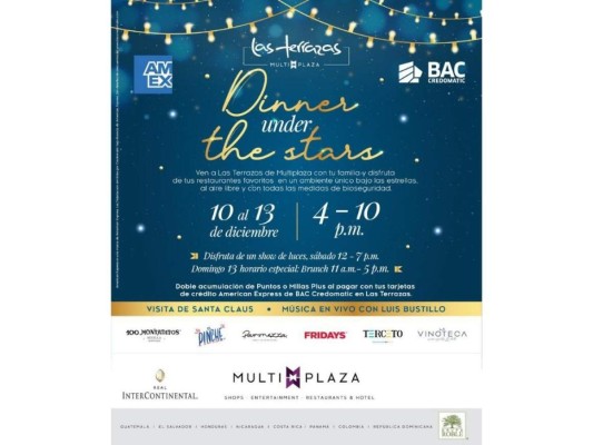 Así se vivió 'Dinner Under The Stars' en Las Terrazas de Multiplaza