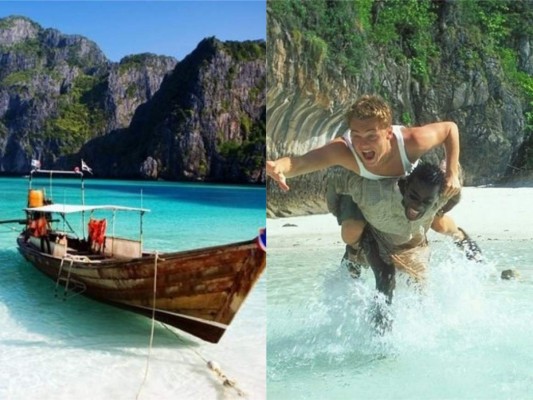 Luego de que “The Beach” película protagonizada por Leonardo DiCaprio se filmara en la famosa playa Maya Bay en la isla de Kho Phi Phi Leh en Tailandia la famosa región conocida por tener una de las playas más lindas del mundo recibe entre 4.000 y 5.000 turistas al día luego de que el filme estrenara en el 2000, según los expertos el 77% de sus corales están en riesgos por el daño que provocan las anclas de los botes que transportan a los turistas.
