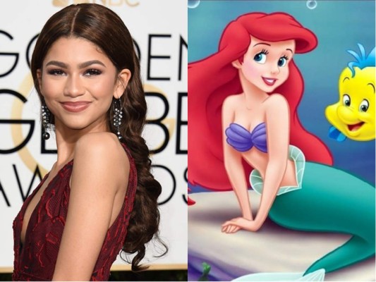 Zendaya es la candidata preferida para ser la sirenita