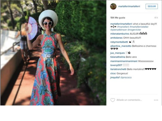 Beatrice Borromeo arriba al Palacio Grimaldi