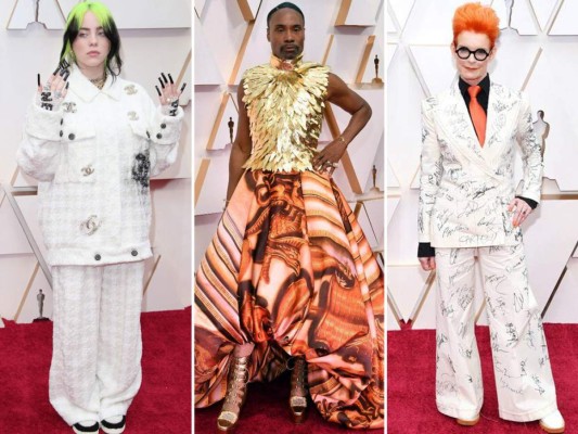 Siempre estan presente en la entrega de los premios Oscar, los outfits más llamativos de la alfombra roja que serán recordados por romper las reglas y darle un toque de color al magno evento.