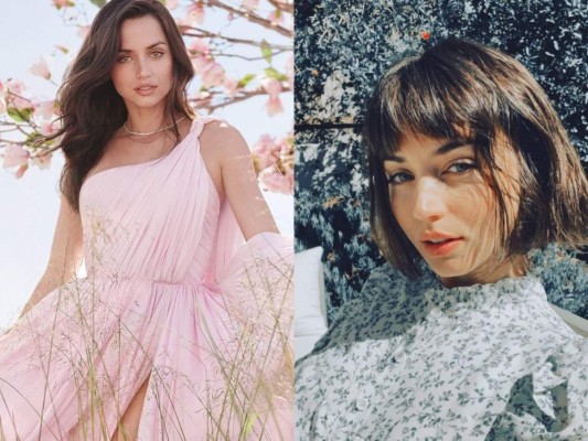 Ana de Armas siempre está renovando su feminidad; pasó de un cabello largo a un bob que define muy bien su rostro y también añadió un pequeño flequillo.