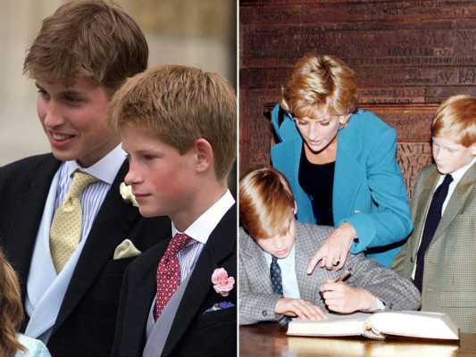 Los momentos más adorables de Harry y William a través de los años