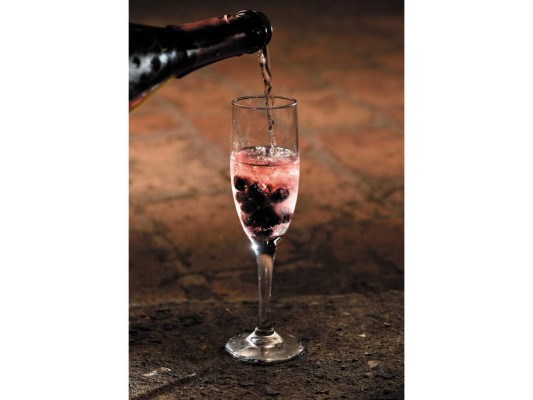 VINO ROSADO & FRUTOS OSCUROS<br/><br/>Ingredientes<br/>1 copa de vino rosado Navarro Correa<br/>Blackberries<br/>Blueberries<br/><br/>Método de preparación: Directo<br/>Decoración: Frutos oscuros<br/>Cristalería: Copa champagne<br/><br/>PREPARACIÓN<br/>1/ En una copa para champagne agrega blackberries y blueberries al gusto.<br/>2/Culmina la mezcla con el vino espumoso.<br/>