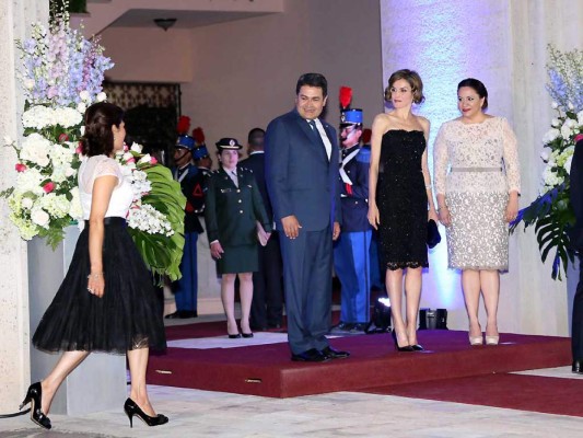 Honduras: Una cena con Letizia en Casa de Gobierno