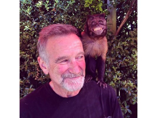 Robin Williams<br/>El actor compartió esta imagen en Instagram 20 días antes de quitarse la vida.<br/>