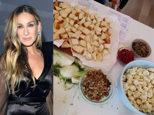 Sarah Jessica Parker compartió una foto de su comida en Instagram.