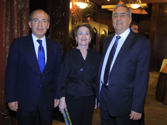 Cena con Felipe Calderón