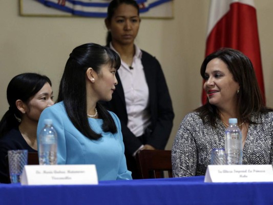 Visita de la princesa Mako de Japón a Honduras