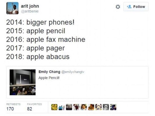 Divertidos memes por el lanzamiento del iPad Pro de Apple