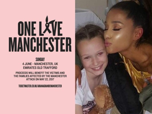 Ariana visita las víctimas del atentado de Manchester