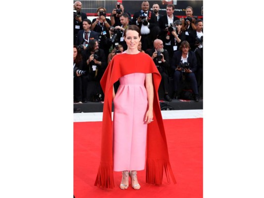 Claire Foy in Valentino