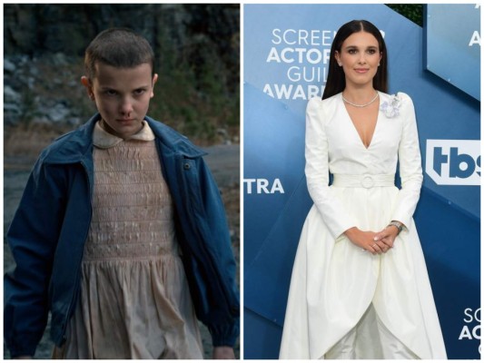 Netflix lanzó al estrellato a la protagonista de Stranger Things, Millie Bobby, a sus 11 años de edad. Desde entonces el cambio drásticos que ha tenido el aspecto de la actriz ha sido muy criticado en redes sociales pues luce muy adulta para su edad. Mira esta galería con algunos de sus cambios:<br/>