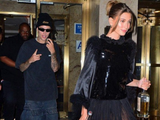 Hailey y Justin Bieber.