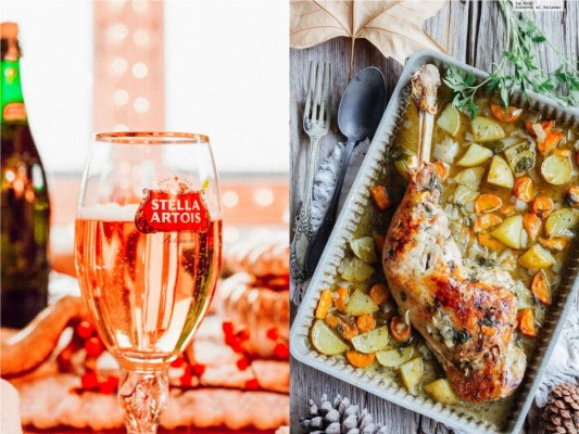 Pavo con cerveza y miel de abeja perfecto para Holiday Season