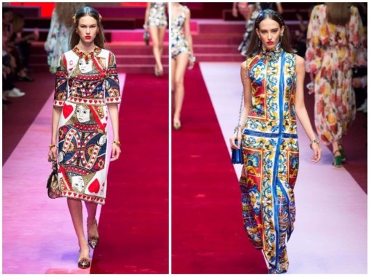 La pasarela de Dolce y Gabbana en Milán Fashion Week