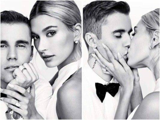 Justin Bieber junto a su esposa Hailey Baldwin