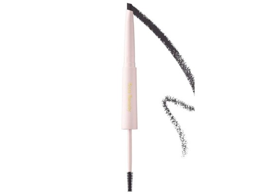 Lápiz y gel Brow Harmony. Rare Beauty tiene todos los colores de cejas típicos, como gris pardo, negro y marrón frío (el tono exacto de Selena), pero también afectan los colores de cabello que la mayoría de las marcas no atienden, como el castaño rojizo y el gris