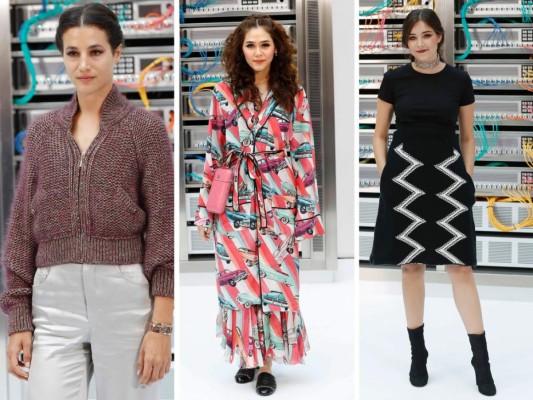 Elisa Lasowski, Alberta Hargate y Tugba Sunguroglu