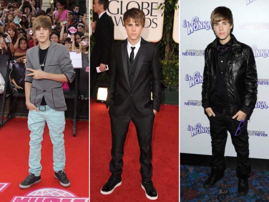 Justin Bieber, evolución de estilo