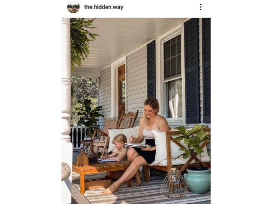 Era autora de The Hidden Way, un famoso blog sobre maternidad y familia en Norteamérica