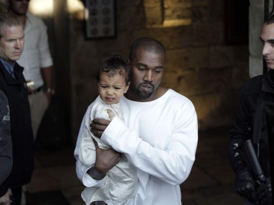 Kim Kardashian bautiza a North West en Jerusalén