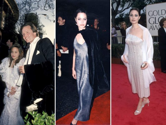 La transformación de Angelina Jolie en la alfombra roja