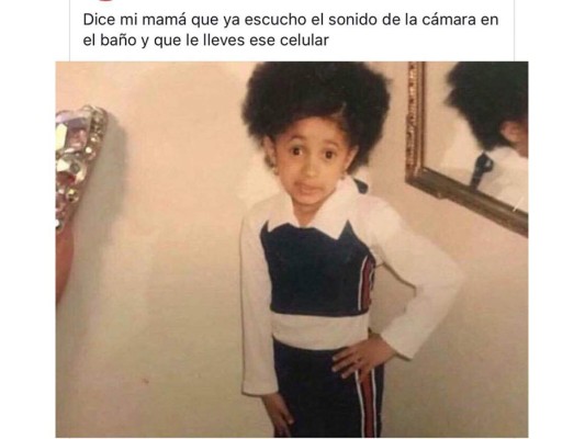 'Dice mi mamá' el meme de Cardi B