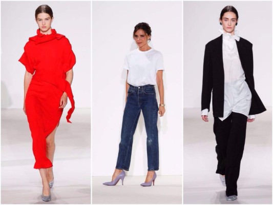 Victoria Beckham volvió a conquistar a su público con sus propuestas para primavera-verano 2018 en la Semana de la moda de Nueva York.Una colección donde los colores pastel fueron los grandes protagonistas y si hablamos de prendas las favoritas: la gabardina. Una pieza clásica que no puede faltar en el armario femenino. La ex spice girl se despide de los colores neutros para la siguiente temporada.