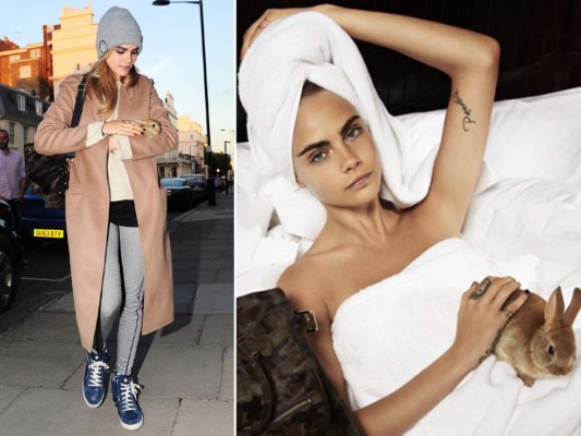 Cara Delevingne tiene como mascota un conejo llamado Cecil quien ya tiene su propia cuenta en Instagram (@cecildelevingne) y con tan solo 13 publicaciones acumula ya más de 72.000 seguidores.