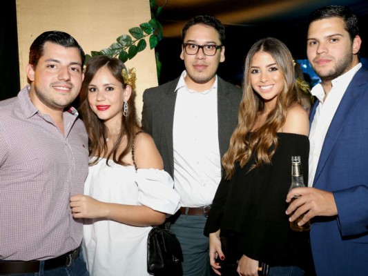 Gustavo Robelo, Isabel Bográn, Alejandra Amaya y Gabriel Castillo