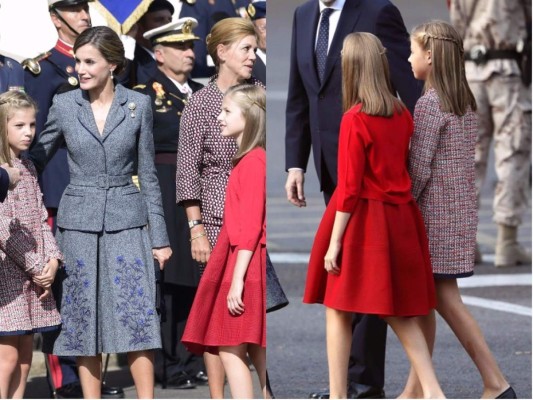 Leonor y Sofía las protagonistas en el Día de la Hispanidad  