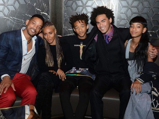 Trey Smith siempre ha mantenido una relación estrecha con sus medio hermanos y su madrastra Jada Pinkett, actual esposa del famoso actor.