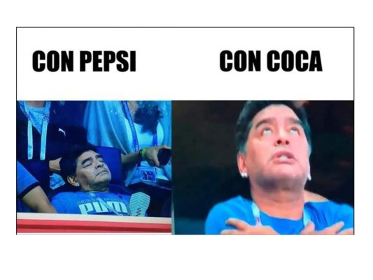 Los mejores memes de Maradona tras el partido de Argentina contra Nigeria