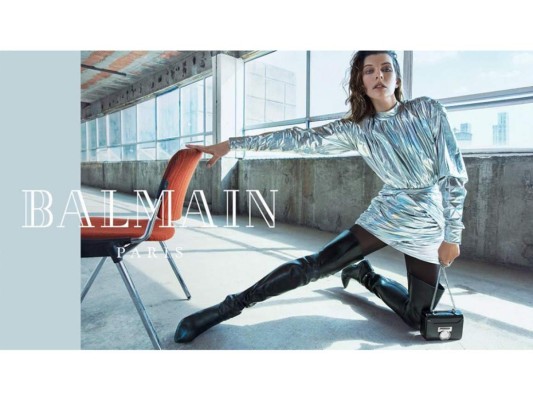 BALMAIN con Milla Jovovich
