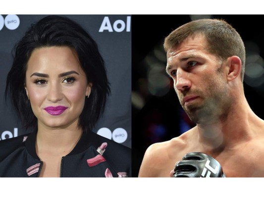 Demi Lovato presentó en las redes sociales a su nuevo amor Luke Rockhold, experto de artes marciales mixtas