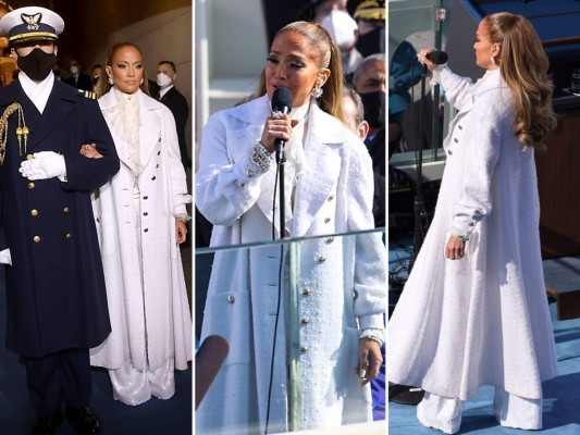 JLo brilla en la inauguración de Biden