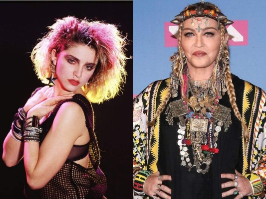 Madonna<br/>La cantante alcanzó el éxito en los 80s y, desde entonces, no ha dejado la actividad artística.