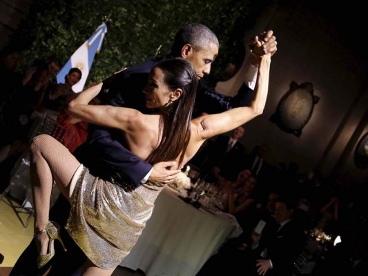 Obama baila tango en Argentina