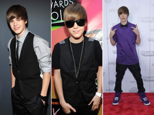 Justin Bieber, evolución de estilo
