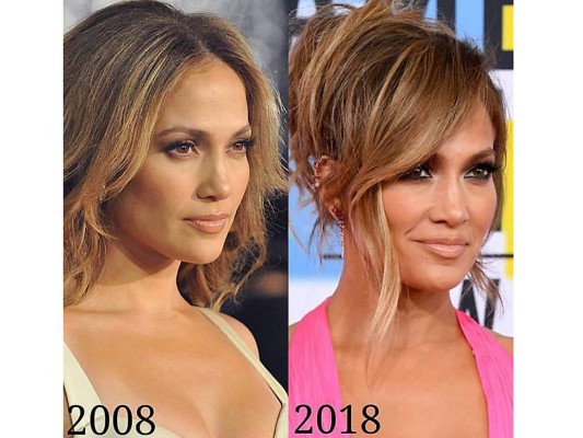 Algunas de las celebridades que se unieron al #10yearchallenge