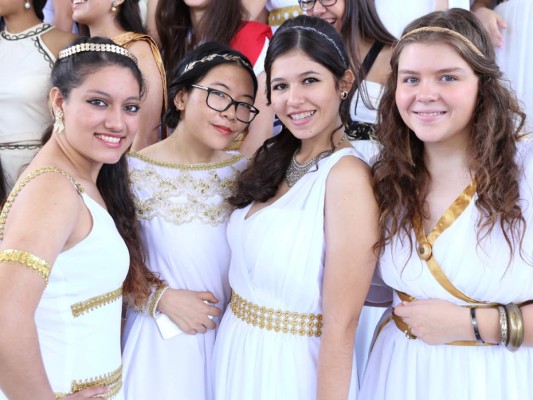 Macris School Seniors Greek Day