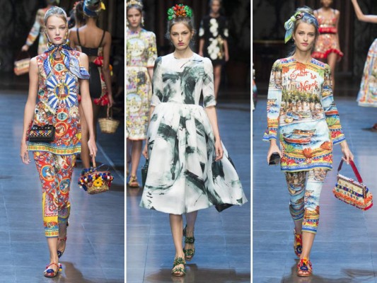 Explosión de colores en la primavera verano de Dolce y Gabbana