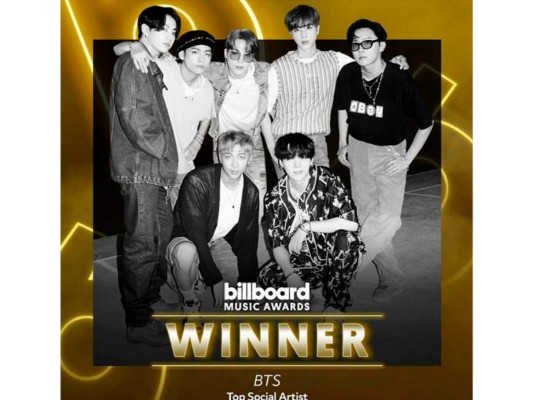 Asimismo, BTS se lleva por cuarto año consecutivo el premio a Mejor Artista Social.