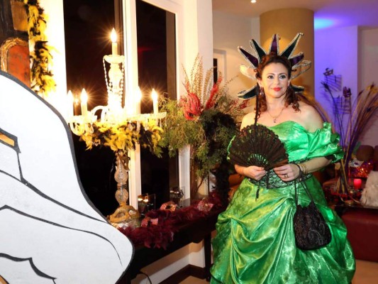 Noche veneciana en casa de Celeste Villela