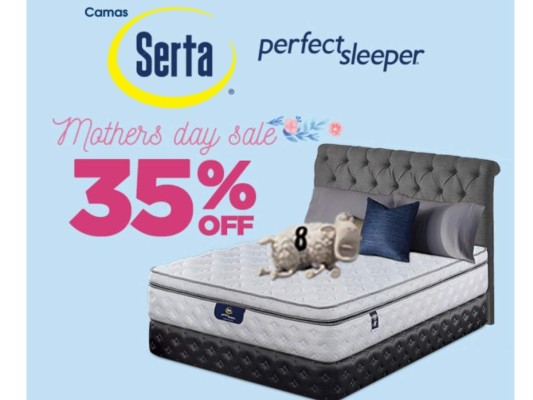 Camas Serta ofrece un 35% de descuento para el Día de la Madre